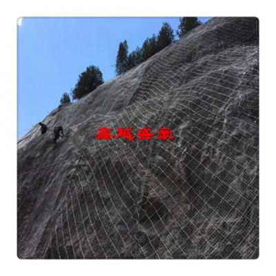 阿勒泰邊坡防護網施工案例